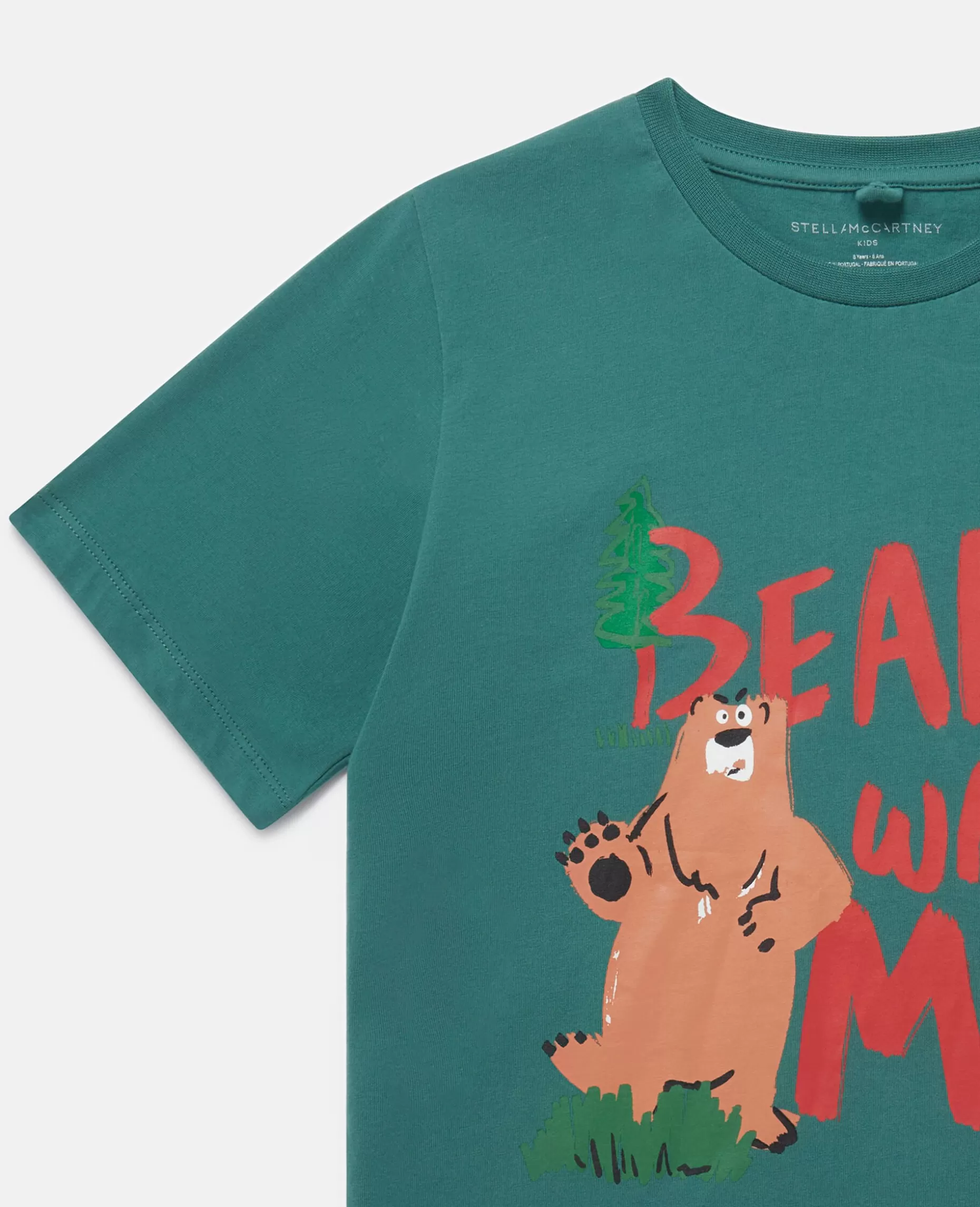 Bear With Me' Motiv T-Shirt^Stella McCartney Fashion