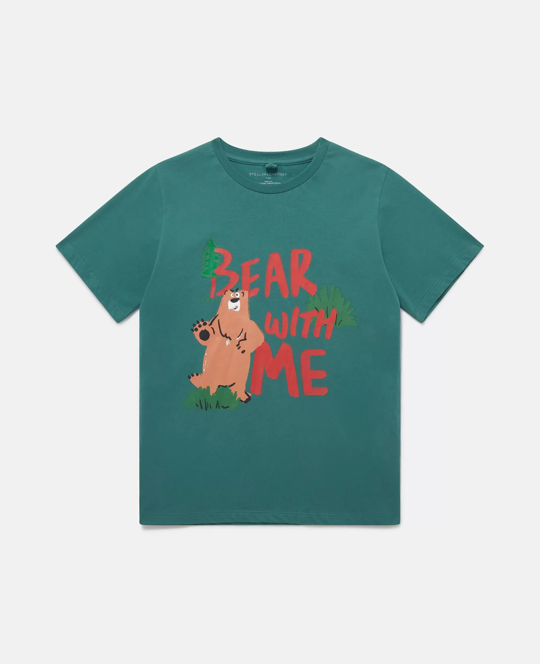 Bear With Me' Motiv T-Shirt^Stella McCartney Fashion