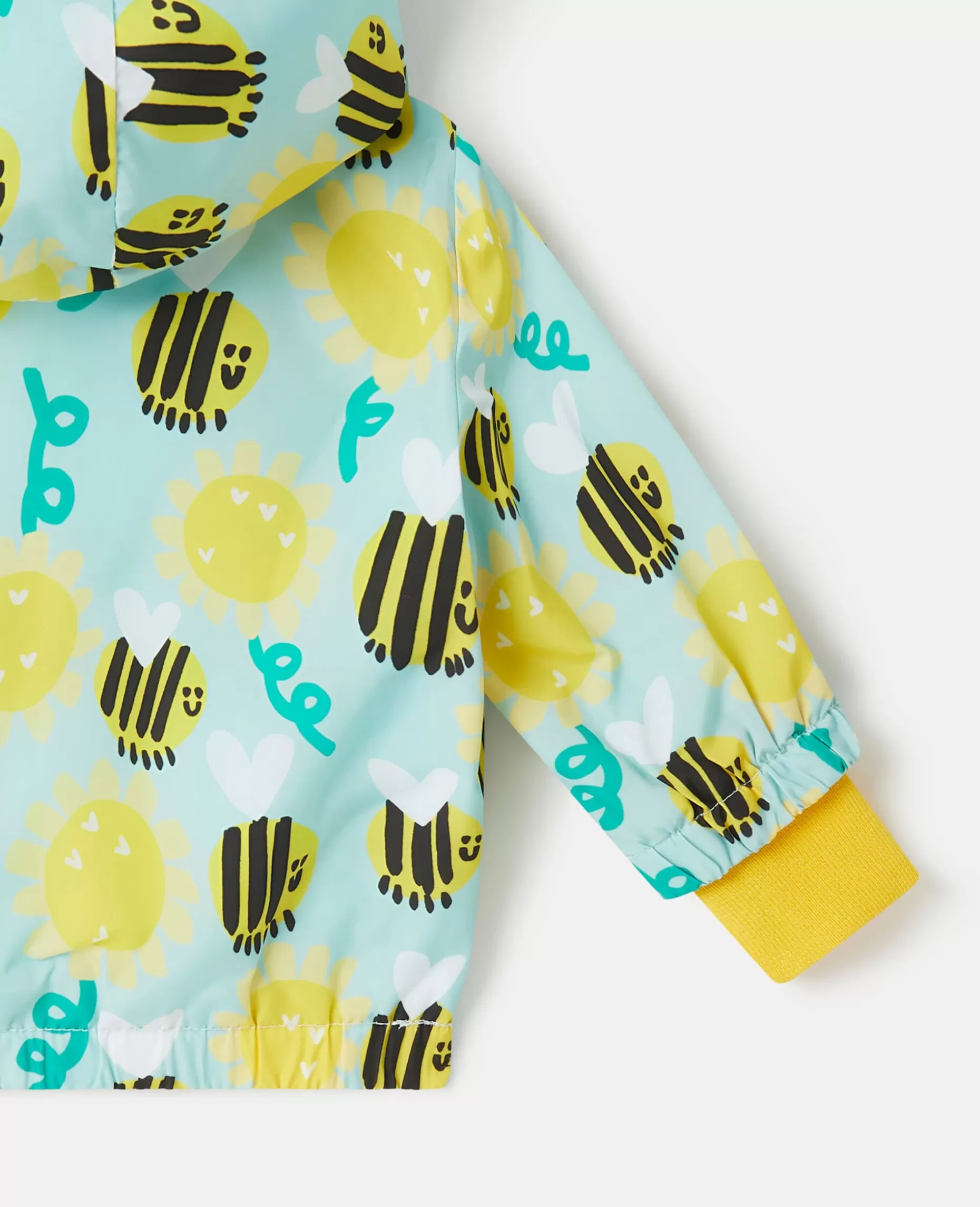 Bumblebee Sunflower Print Haettejakke^Stella McCartney Store