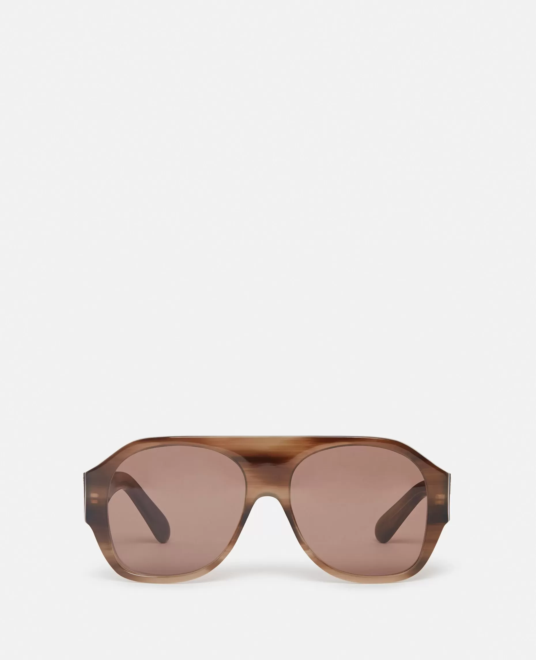 Chunky Aviator-Solbriller Med Logo^Stella McCartney New