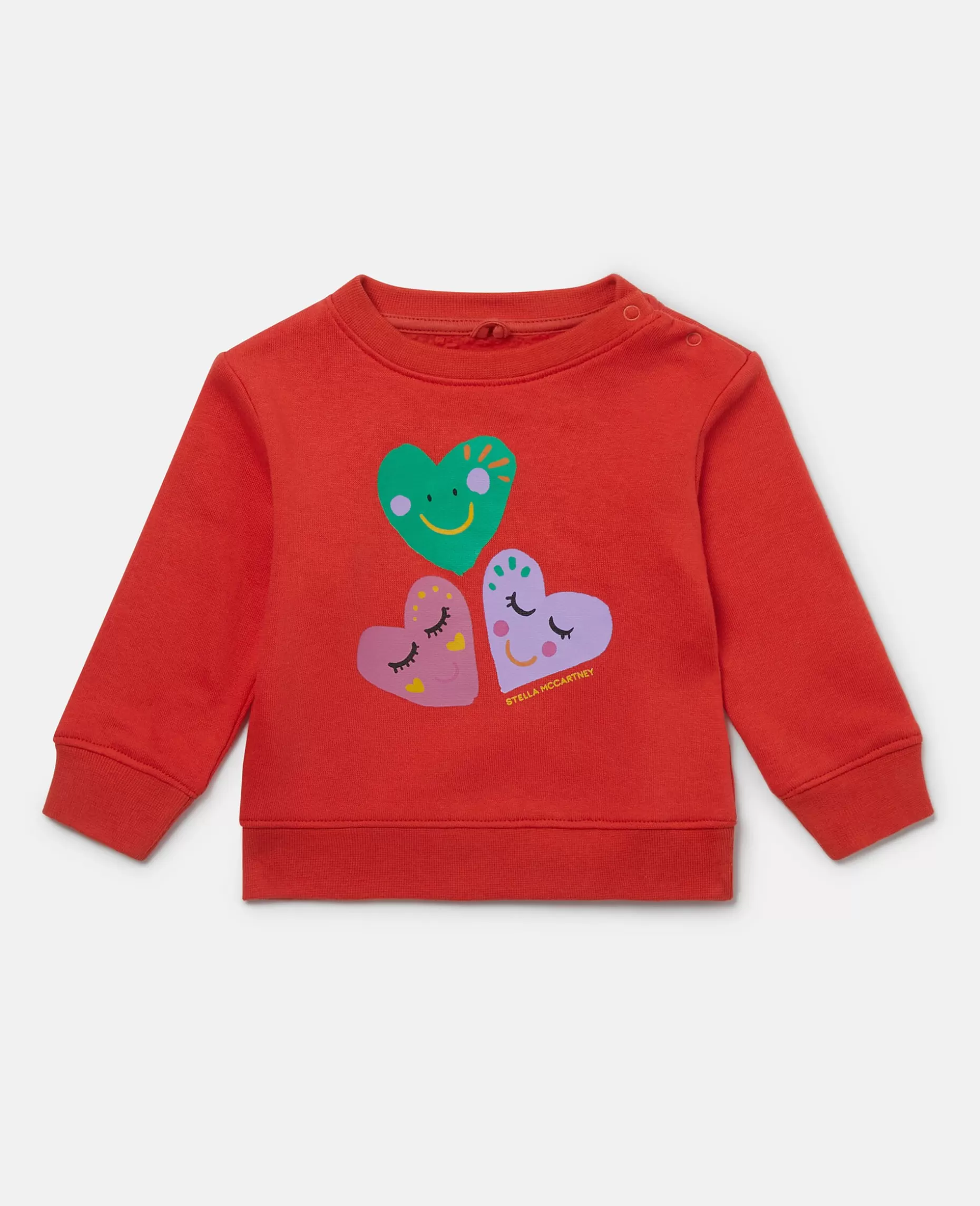 Langaermet Smiley Blomstermotiv T-Shirt^Stella McCartney New