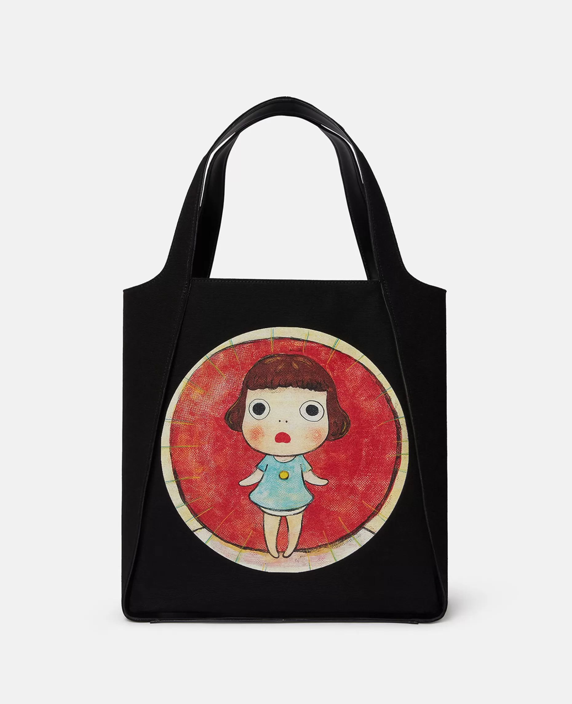 Lonesome Puppy Print Bomuld Canvas Tote Bag^Stella McCartney Best Sale