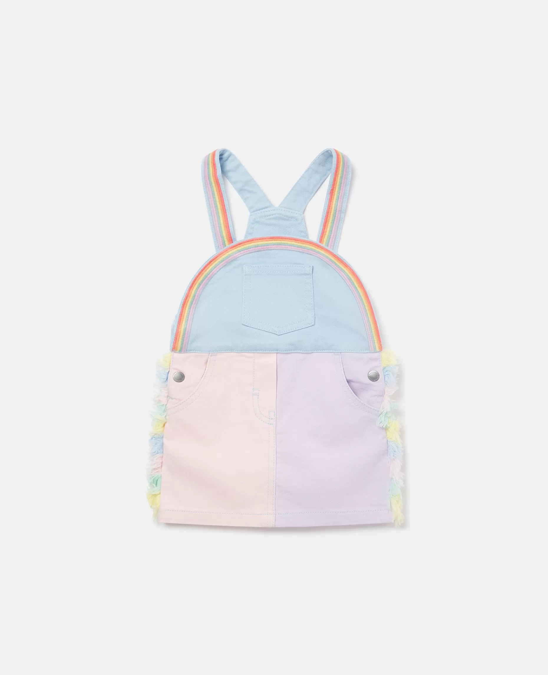 Rainbow Patchwork Dungaree-Kjole^Stella McCartney Best Sale