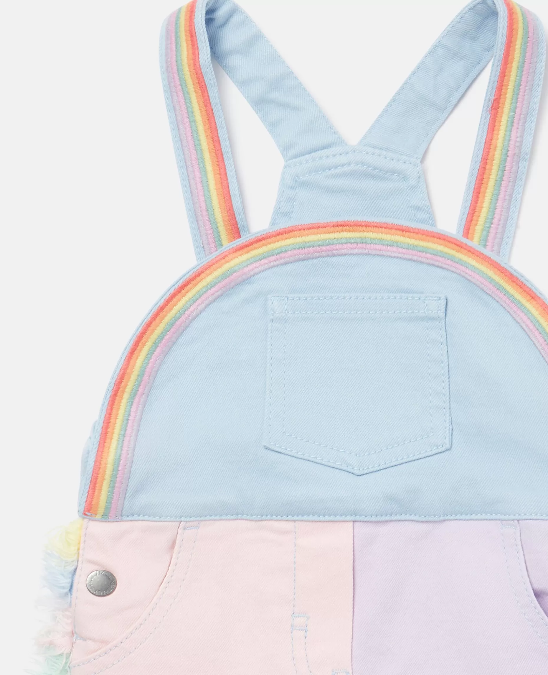 Rainbow Patchwork Dungaree-Kjole^Stella McCartney Best Sale