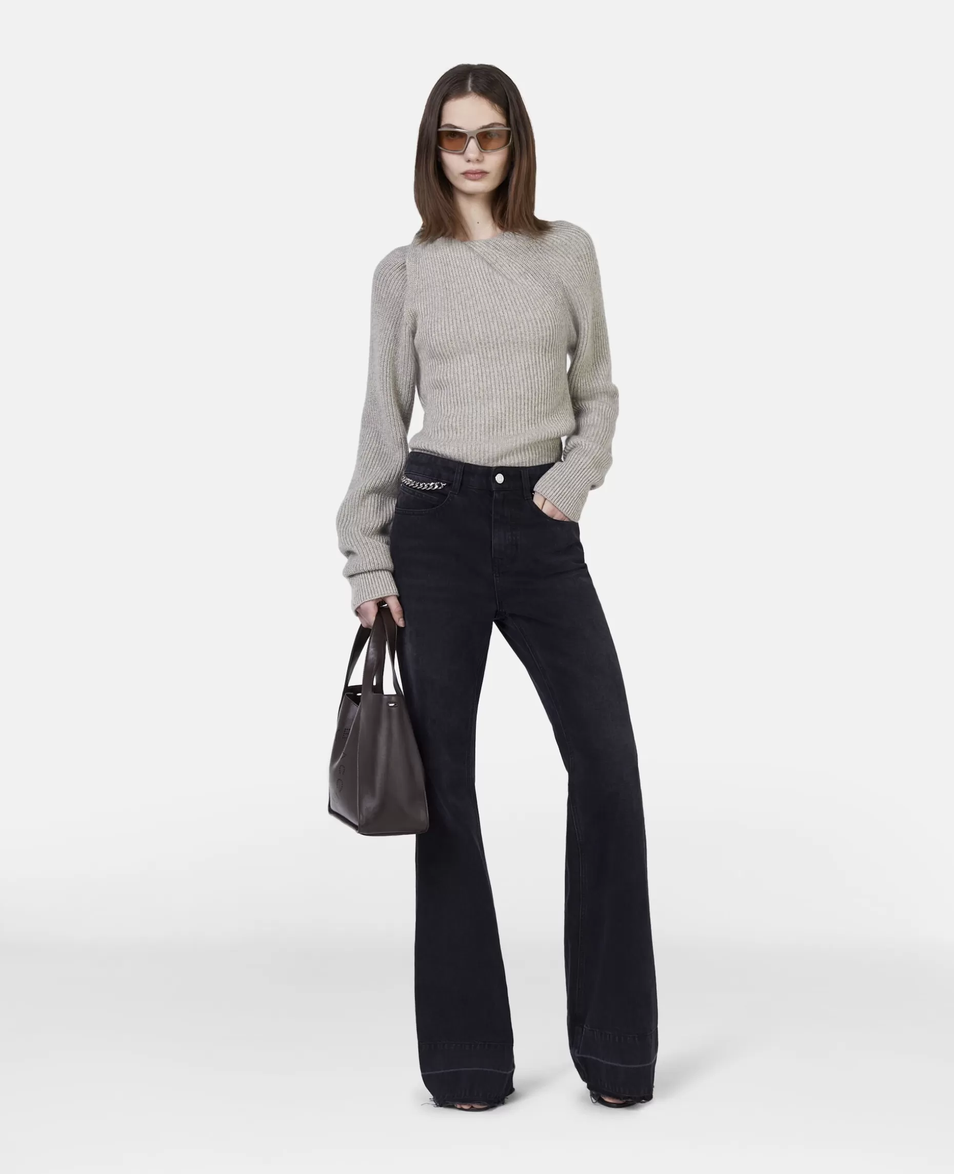 Regenereret Cashmere Shifting Knot Jumper^Stella McCartney Shop