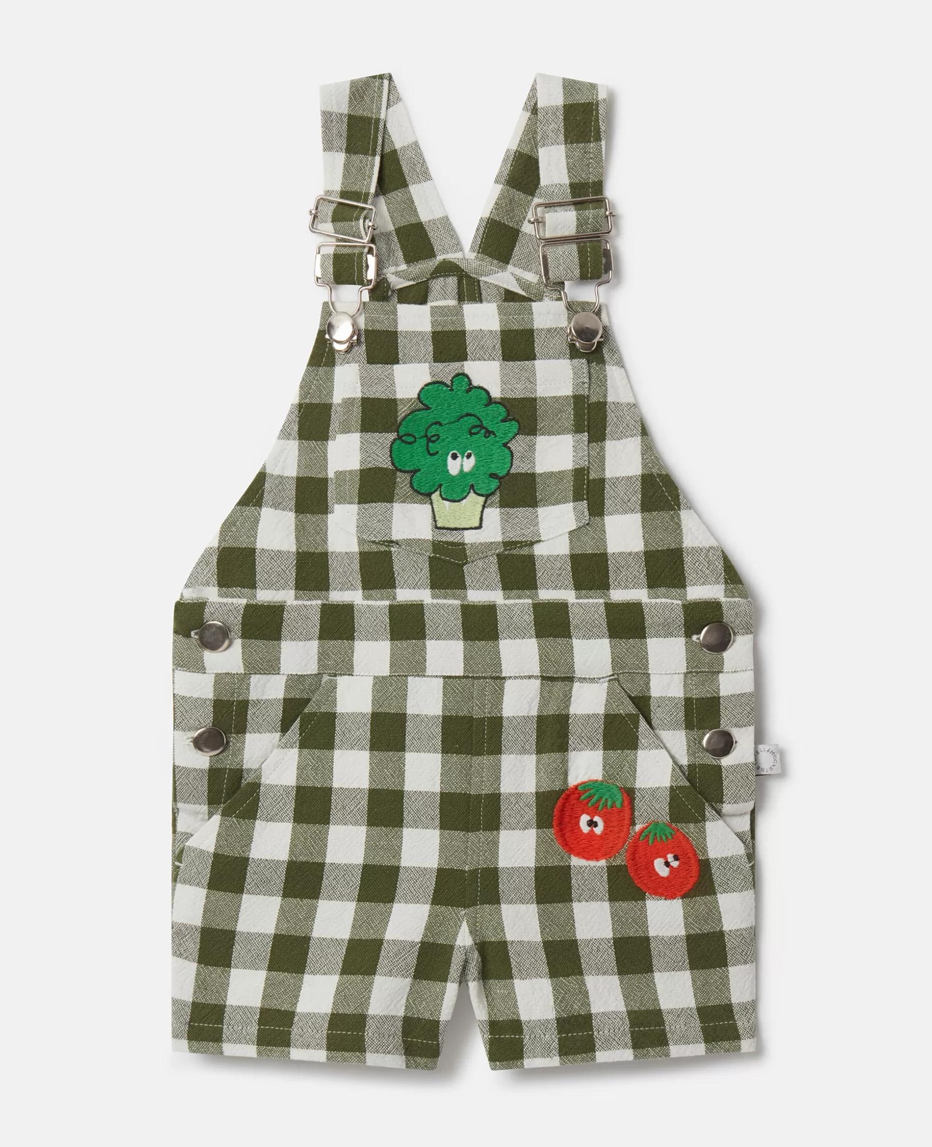 Veggie Broderi Gingham Dungarees^Stella McCartney Sale